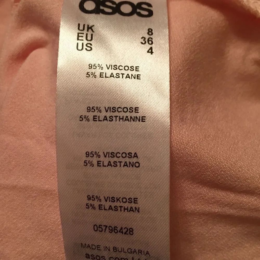 Pink  Strapless ASOS  Dress Size 4 - Picture 6 of 6